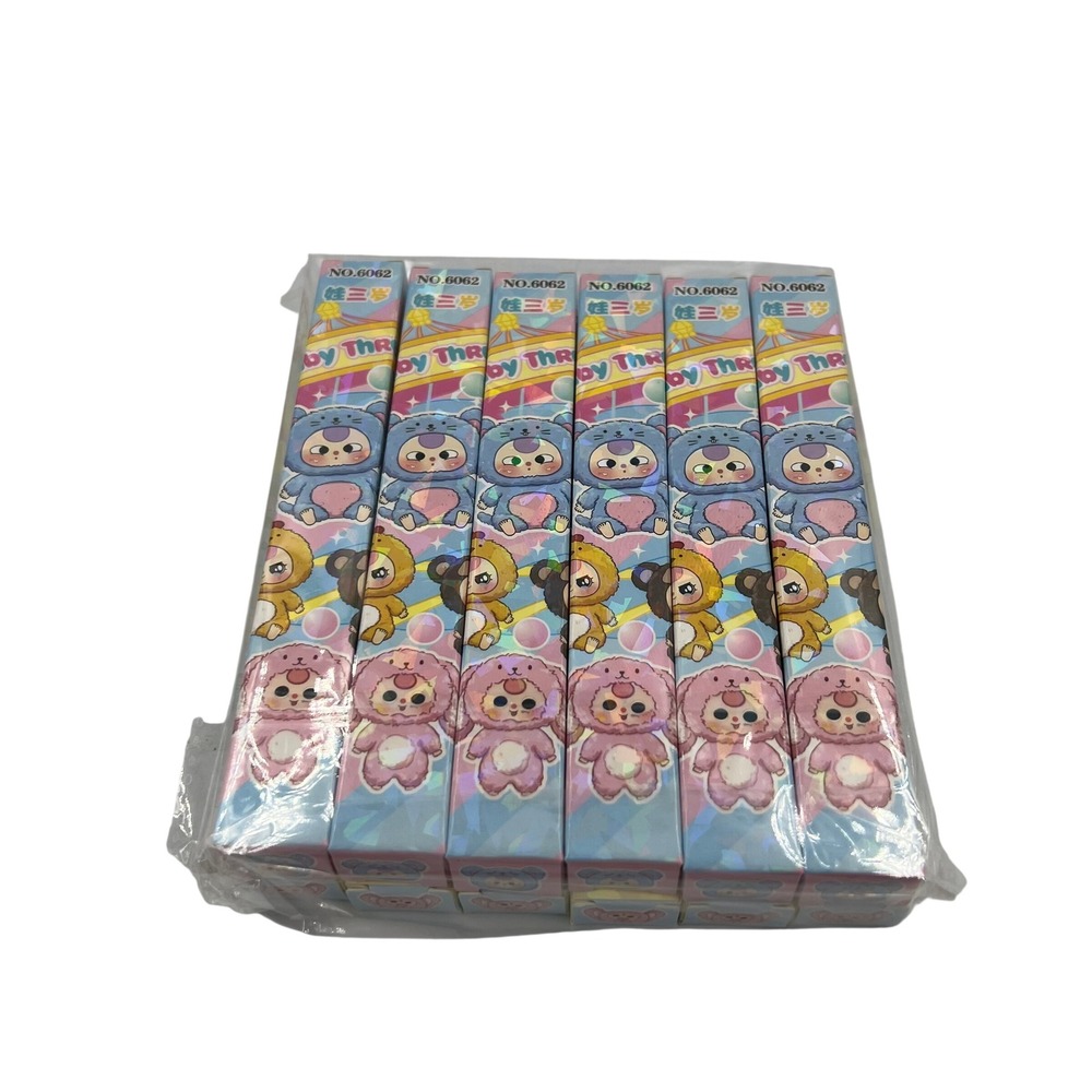 Baby Three Ink Pen Set 12 Pack No. 6062 0.5mm Cute Character Blind Box Lot